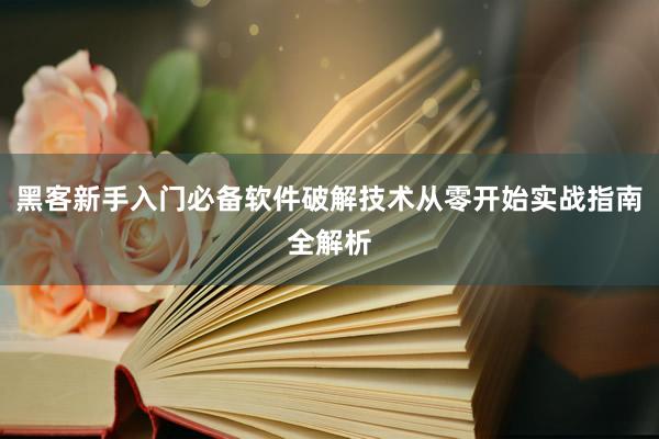 黑客新手入门必备软件破解技术从零开始实战指南全解析